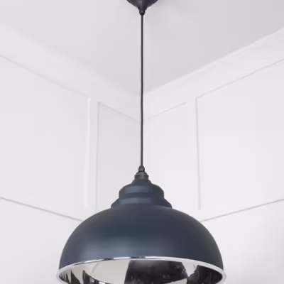 Smooth Nickel Harborne Pendant in Soot - Image 5