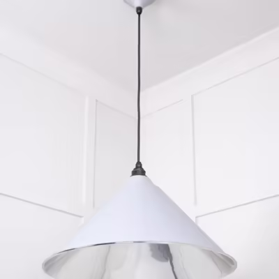 Smooth Nickel Hockley Pendant in Birch - Image 4