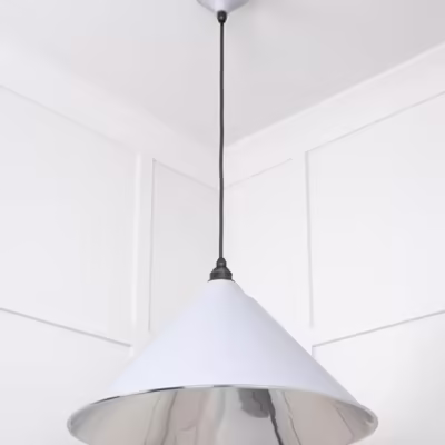 Smooth Nickel Hockley Pendant in Birch - Image 5