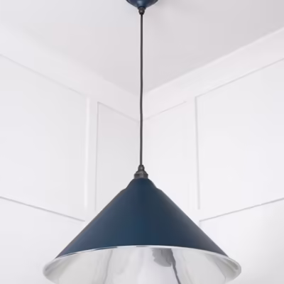 Smooth Nickel Hockley Pendant in Dusk - Image 4