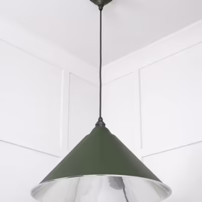Smooth Nickel Hockley Pendant in Heath - Image 4