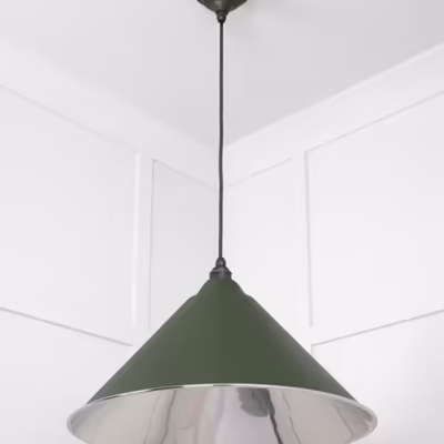 Smooth Nickel Hockley Pendant in Heath - Image 5