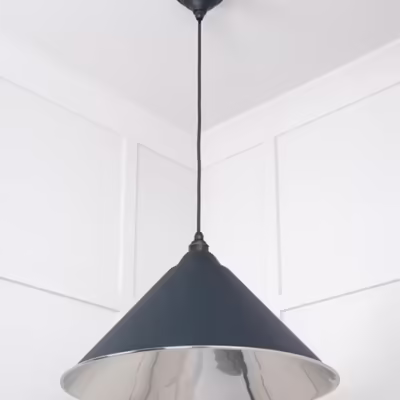 Smooth Nickel Hockley Pendant in Soot - Image 5