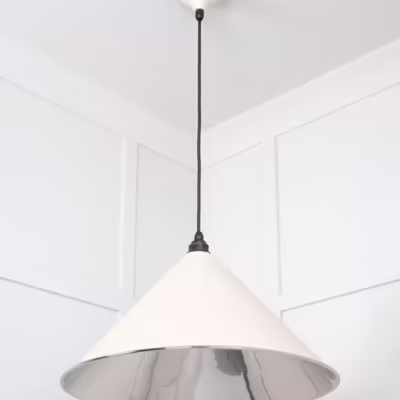 Smooth Nickel Hockley Pendant in Teasel - Image 5