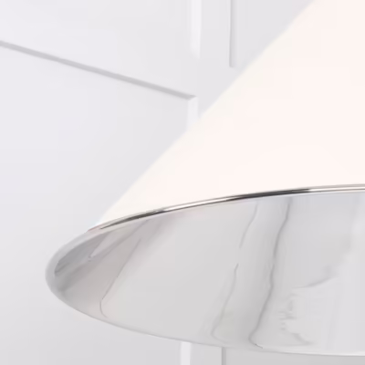 Smooth Nickel Hockley Pendant in Teasel - Image 6
