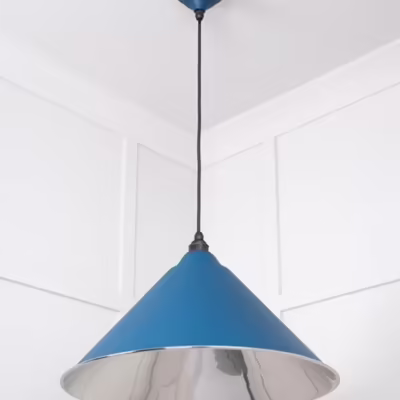 Smooth Nickel Hockley Pendant in Upstream - Image 5