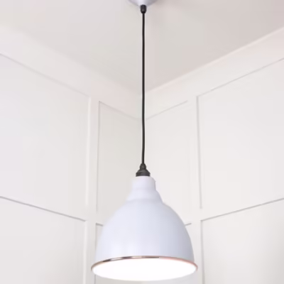 White Gloss Brindley Pendant in Birch - Image 4