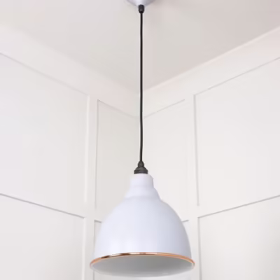 White Gloss Brindley Pendant in Birch - Image 5