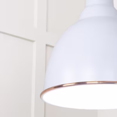 White Gloss Brindley Pendant in Birch - Image 6