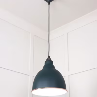 White Gloss Brindley Pendant in Dingle - Image 4