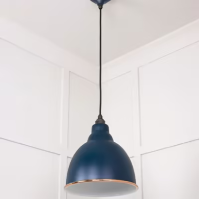 White Gloss Brindley Pendant in Dusk - Image 5
