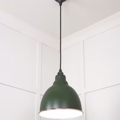 White Gloss Brindley Pendant in Heath - Image 4