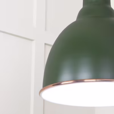 White Gloss Brindley Pendant in Heath - Image 6