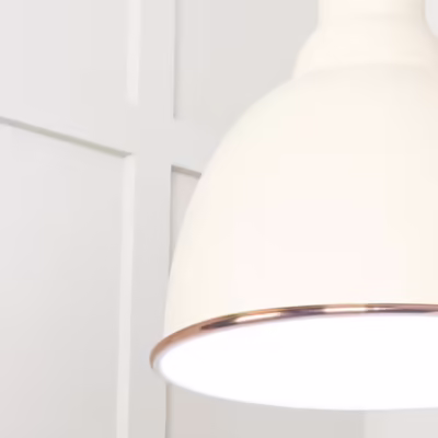 White Gloss Brindley Pendant in Teasel - Image 6