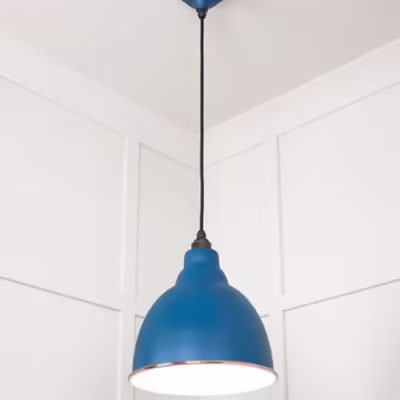 White Gloss Brindley Pendant in Upstream - Image 4