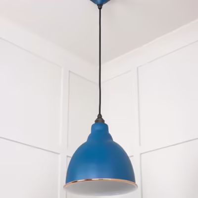 White Gloss Brindley Pendant in Upstream - Image 5