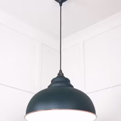White Gloss Harborne Pendant in Dingle - Image 4
