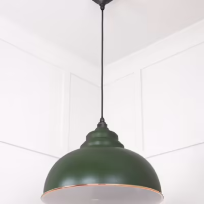 White Gloss Harborne Pendant in Heath - Image 5