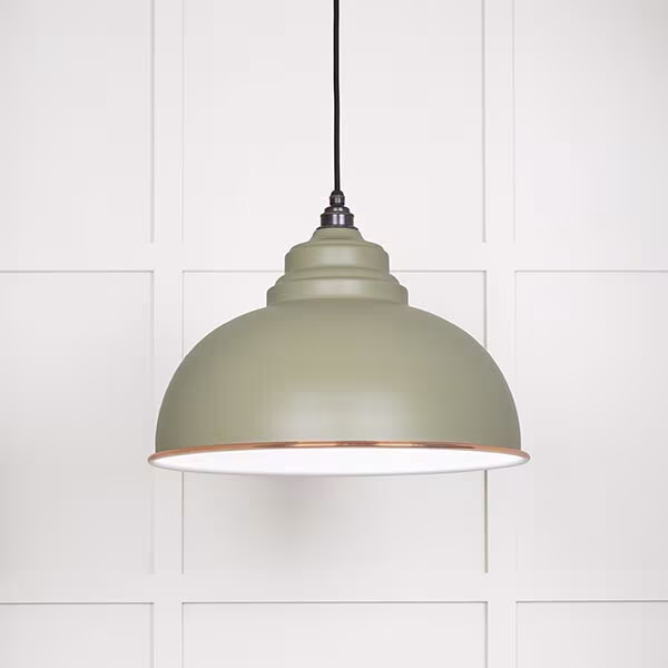 White Gloss Harborne Pendant in Tump