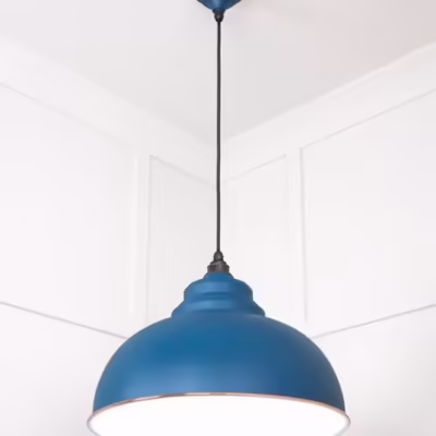 White Gloss Harborne Pendant in Upstream - Image 4