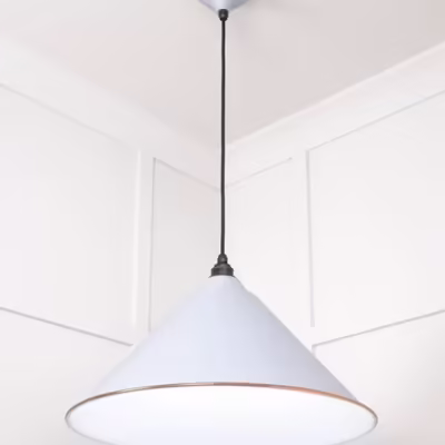White Gloss Hockley Pendant in Birch - Image 4