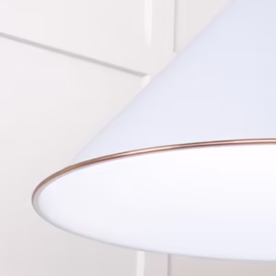 White Gloss Hockley Pendant in Birch - Image 6