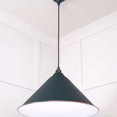 White Gloss Hockley Pendant in Dingle - Image 4