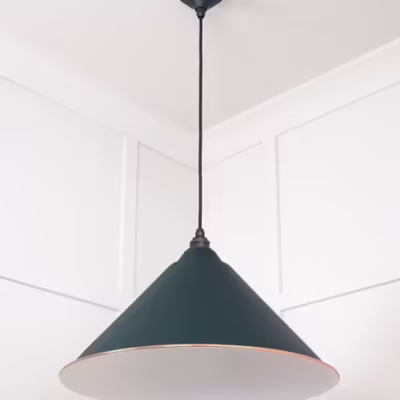White Gloss Hockley Pendant in Dingle - Image 5