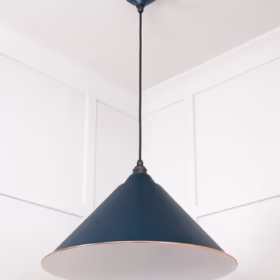 White Gloss Hockley Pendant in Dusk - Image 5