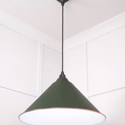 White Gloss Hockley Pendant in Heath - Image 4