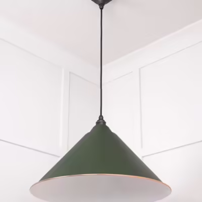 White Gloss Hockley Pendant in Heath - Image 5