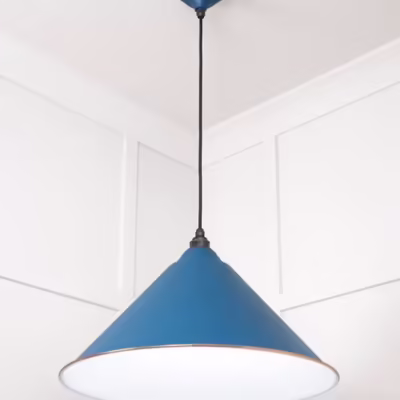 White Gloss Hockley Pendant in Upstream - Image 4
