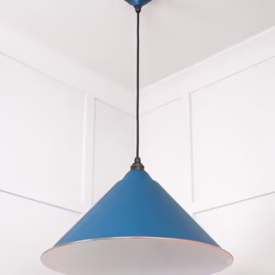 White Gloss Hockley Pendant in Upstream - Image 5