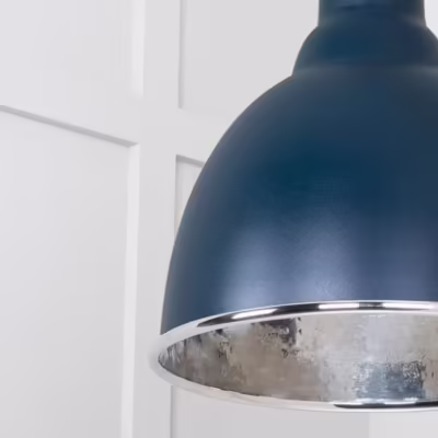 Hammered Nickel Brindley Pendant in Dusk - Image 6