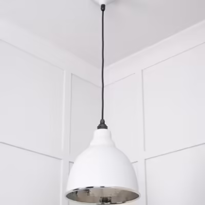 Hammered Nickel Brindley Pendant in Flock - Image 5