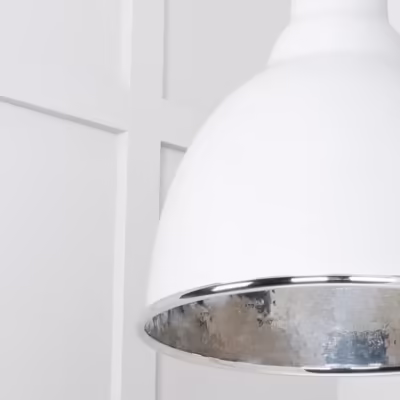 Hammered Nickel Brindley Pendant in Flock - Image 6