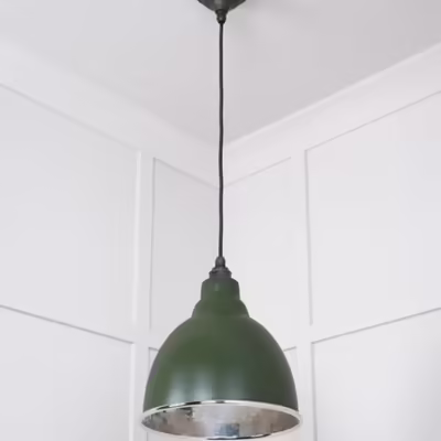 Hammered Nickel Brindley Pendant in Heath - Image 4