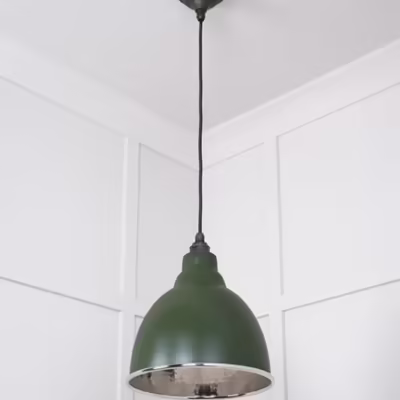 Hammered Nickel Brindley Pendant in Heath - Image 5