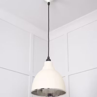 Hammered Nickel Brindley Pendant in Teasel - Image 5