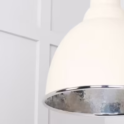 Hammered Nickel Brindley Pendant in Teasel - Image 6
