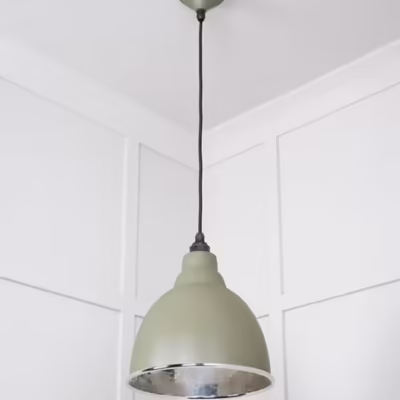 Hammered Nickel Brindley Pendant in Tump - Image 4