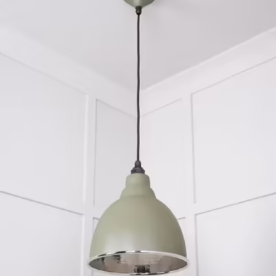 Hammered Nickel Brindley Pendant in Tump - Image 5