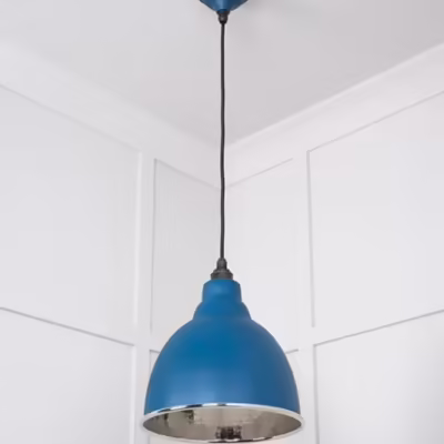 Hammered Nickel Brindley Pendant in Upstream - Image 5