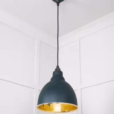Smooth Brass Brindley Pendant in Dingle - Image 4