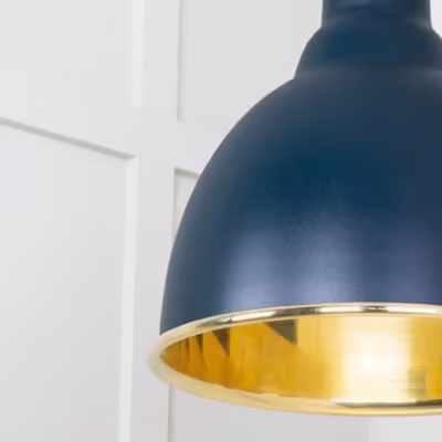 Smooth Brass Brindley Pendant in Dusk - Image 6