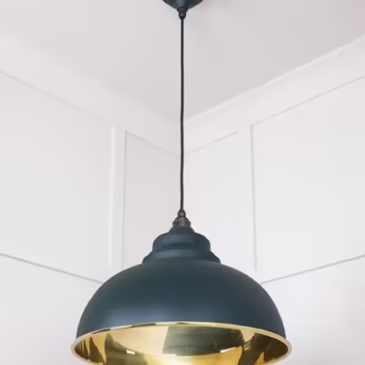 Smooth Brass Harborne Pendant in Dingle - Image 4