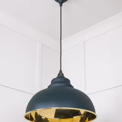 Smooth Brass Harborne Pendant in Dingle - Image 5