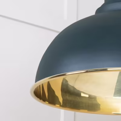 Smooth Brass Harborne Pendant in Dingle - Image 6