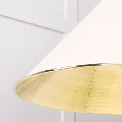 Hammered Brass Hockley Pendant in Teasel - Image 6