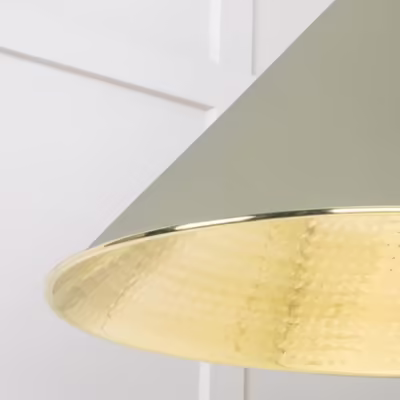 Hammered Brass Hockley Pendant in Tump - Image 6